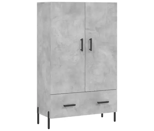 Kõrge Kapp, Betoonhall, 69,5 X 31 X 115 cm Tehispuit