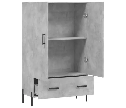 Kõrge Kapp, Betoonhall, 69,5 X 31 X 115 cm Tehispuit