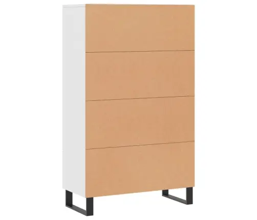 Kõrge Kapp, Valge, 69,5 X 31 X 115 cm Tehispuit