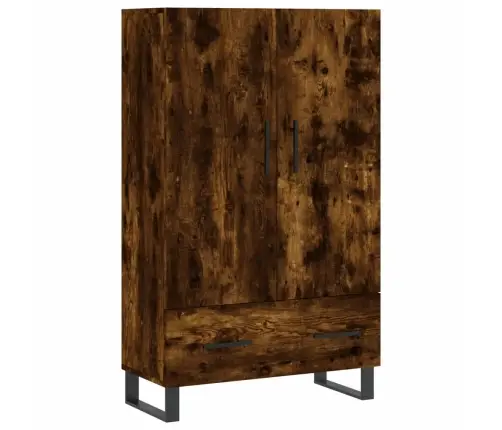 Komoda, Dūminio Ąžuolo Spalvos, 69,5X31X115cm Apdirbta Mediena