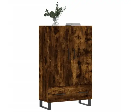 Komoda, Dūminio Ąžuolo Spalvos, 69,5X31X115cm Apdirbta Mediena