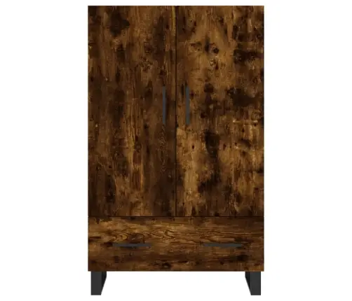 Komoda, Dūminio Ąžuolo Spalvos, 69,5X31X115cm Apdirbta Mediena