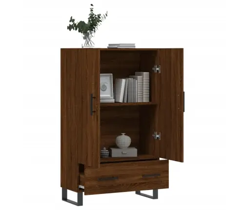 Augstais Skapītis, Ozolkoka, 69,5X31X115 Cm, Inženierijas Koks Vidaxl