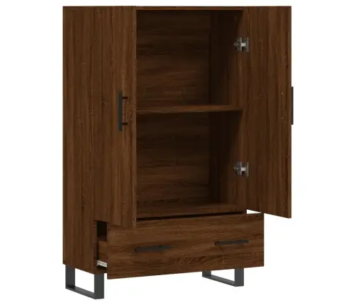 Augstais Skapītis, Ozolkoka, 69,5X31X115 Cm, Inženierijas Koks Vidaxl