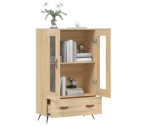 Augstais Skapītis, Koka Krāsa, 69,5X31X115Cm, Inženierijas Koks Vidaxl