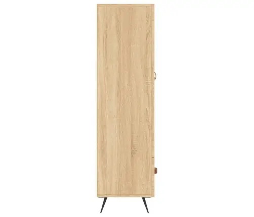 Augstais Skapītis, Koka Krāsa, 69,5X31X115Cm, Inženierijas Koks Vidaxl