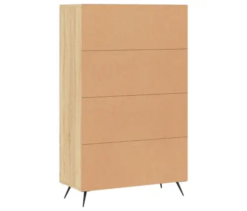 Augstais Skapītis, Koka Krāsa, 69,5X31X115Cm, Inženierijas Koks Vidaxl