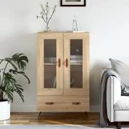 Augstais Skapītis, Koka Krāsa, 69,5X31X115Cm, Inženierijas Koks Vidaxl