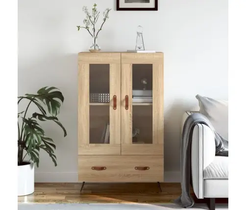 Augstais Skapītis, Koka Krāsa, 69,5X31X115Cm, Inženierijas Koks Vidaxl