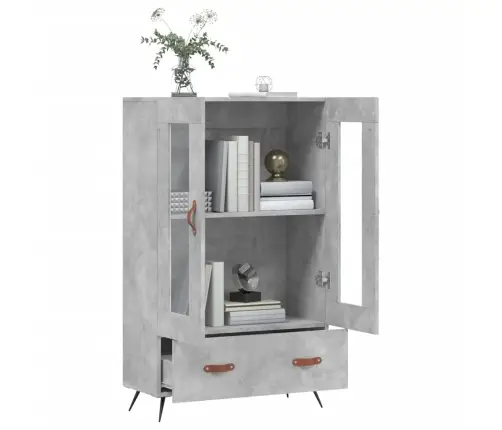 Augstais Skapītis, Pelēks, 69,5X31X115 Cm, Inženierijas Koks Vidaxl Augstais Skapītis, Pelēks, 69,5X31X115 Cm, Inženierijas Koks Vidaxl