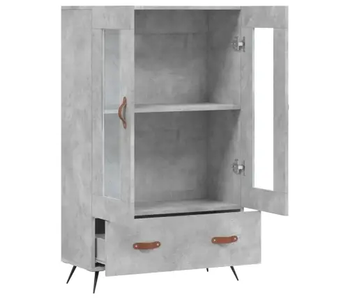 Augstais Skapītis, Pelēks, 69,5X31X115 Cm, Inženierijas Koks Vidaxl Augstais Skapītis, Pelēks, 69,5X31X115 Cm, Inženierijas Koks Vidaxl