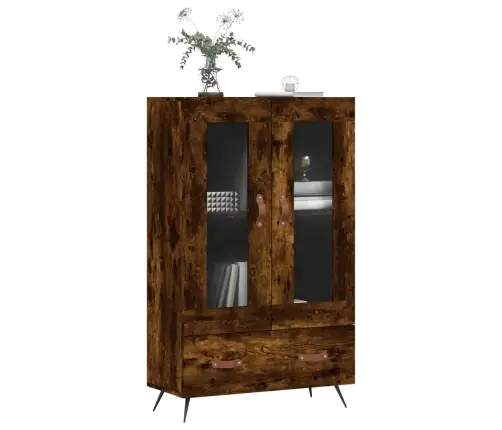 Kõrge Kapp, Suitsutatud Tamm, 69,5 X 31 X 115 cm Tehispuit