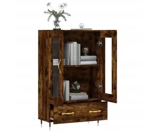 Augstais Skapītis, Ozolkoka, 69,5X31X115 Cm, Inženierijas Koks Vidaxl