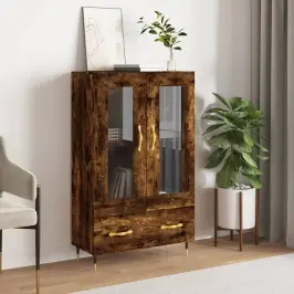 Augstais Skapītis, Ozolkoka, 69,5X31X115 Cm, Inženierijas Koks Vidaxl