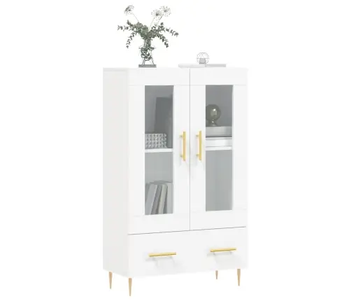 Augstais Skapītis, Balts, 69,5X31X115 Cm, Inženierijas Koks Vidaxl