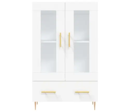 Augstais Skapītis, Balts, 69,5X31X115 Cm, Inženierijas Koks Vidaxl