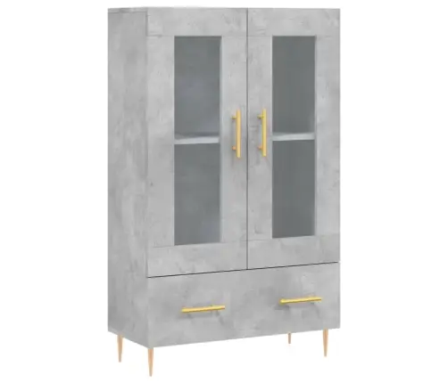 Kõrge Kapp, Betoonhall, 69,5 X 31 X 115 cm Tehispuit Kõrge Kapp, Betoonhall, 69,5 X 31 X 115 cm Tehispuit