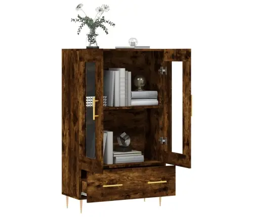 Augstais Skapītis, Ozolkoka, 69,5X31X115 Cm, Inženierijas Koks Vidaxl