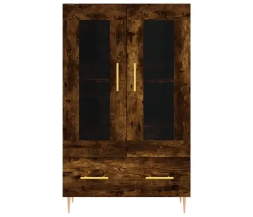 Augstais Skapītis, Ozolkoka, 69,5X31X115 Cm, Inženierijas Koks Vidaxl