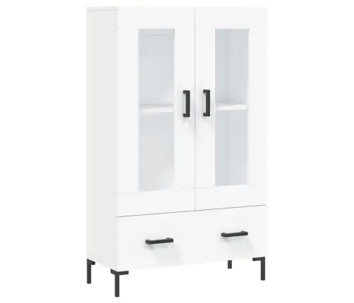 Augstais Skapītis, Balts, 69,5X31X115 Cm, Inženierijas Koks Vidaxl