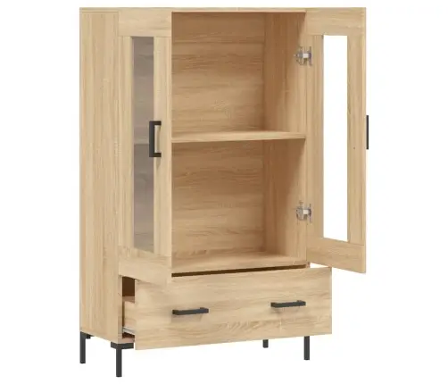 Augstais Skapītis, Koka Krāsa, 69,5X31X115Cm, Inženierijas Koks Vidaxl