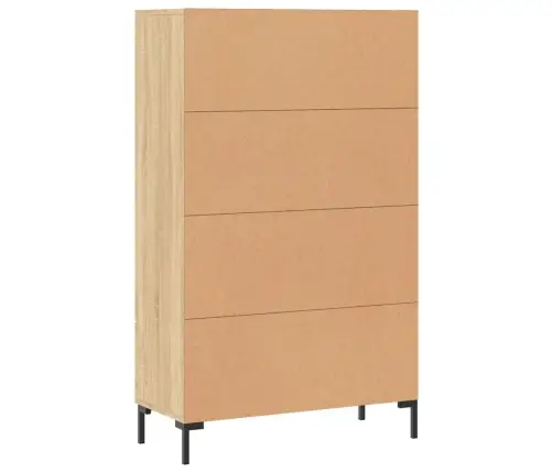 Augstais Skapītis, Koka Krāsa, 69,5X31X115Cm, Inženierijas Koks Vidaxl