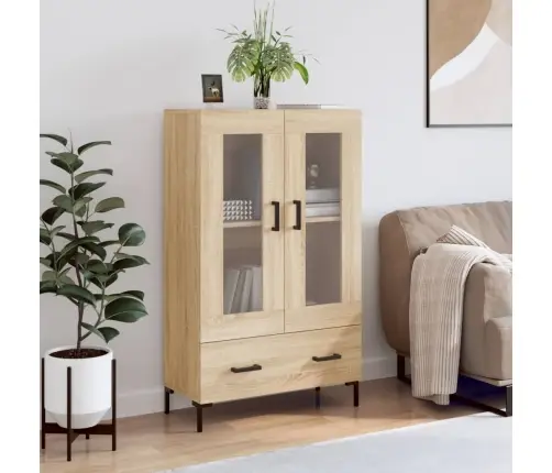 Augstais Skapītis, Koka Krāsa, 69,5X31X115Cm, Inženierijas Koks Vidaxl