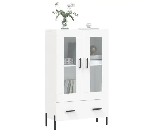 Komoda, Baltos Spalvos, 69,5X31X115cm Apdirbta Mediena