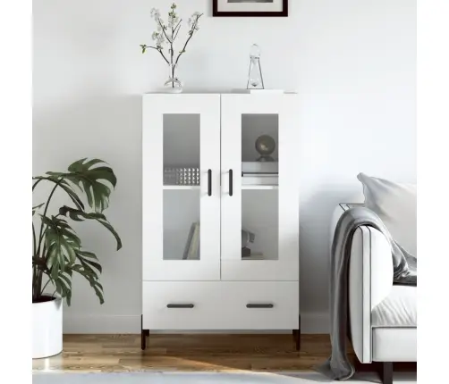 Komoda, Baltos Spalvos, 69,5X31X115cm Apdirbta Mediena