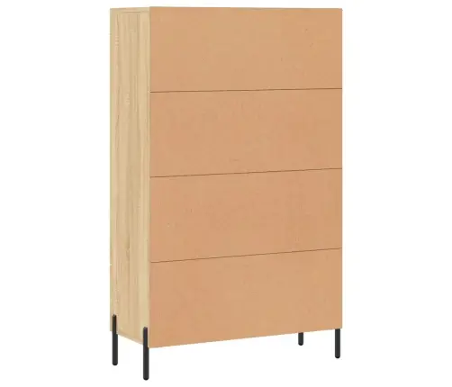 Komoda, Sonoma Ąžuolo Spalvos, 69,5X31X115cm Apdirbta Mediena Komoda, Sonoma Ąžuolo Spalvos, 69,5X31X115cm Apdirbta Mediena