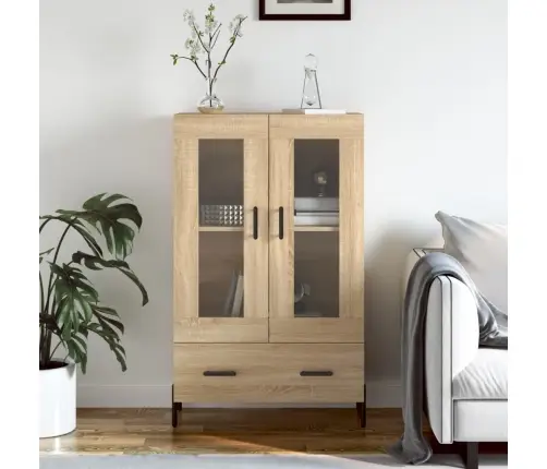 Komoda, Sonoma Ąžuolo Spalvos, 69,5X31X115cm Apdirbta Mediena Komoda, Sonoma Ąžuolo Spalvos, 69,5X31X115cm Apdirbta Mediena