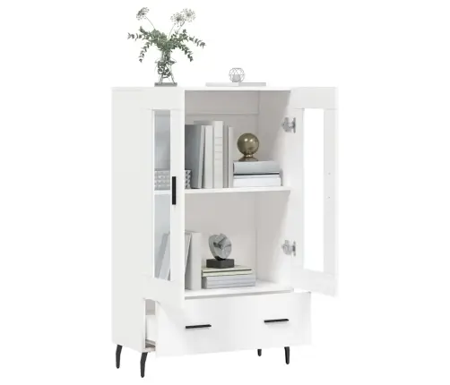 Augstais Skapītis, Balts, 69,5X31X115 Cm, Inženierijas Koks Vidaxl Augstais Skapītis, Balts, 69,5X31X115 Cm, Inženierijas Koks Vidaxl