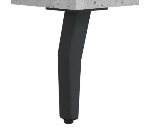 Komoda, Betono Pilkos Spalvos, 69,5X31X115cm Apdirbta Mediena