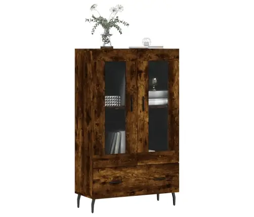 Augstais Skapītis, Ozolkoka, 69,5X31X115 Cm, Inženierijas Koks Vidaxl
