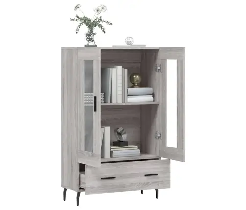 Kõrge Kapp, Hall Sonoma Tamm, 69,5 X 31 X 115 cm Tehispuit