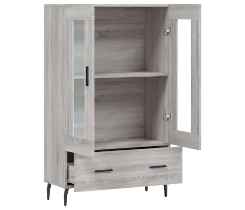 Kõrge Kapp, Hall Sonoma Tamm, 69,5 X 31 X 115 cm Tehispuit