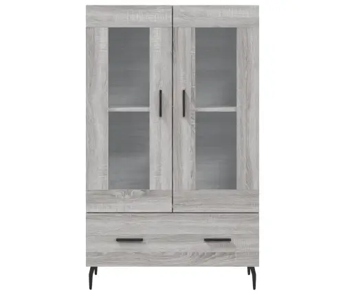 Kõrge Kapp, Hall Sonoma Tamm, 69,5 X 31 X 115 cm Tehispuit