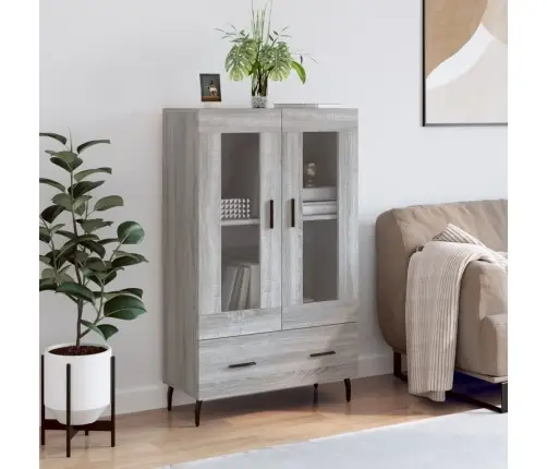 Kõrge Kapp, Hall Sonoma Tamm, 69,5 X 31 X 115 cm Tehispuit