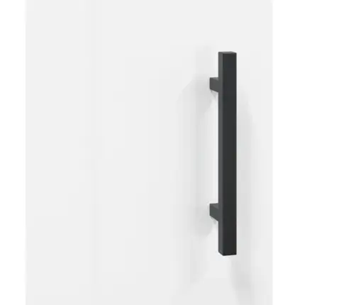 Kõrge Kapp, Kõrgläikega Valge, 69,5 X 31 X 115 cm Tehispuit