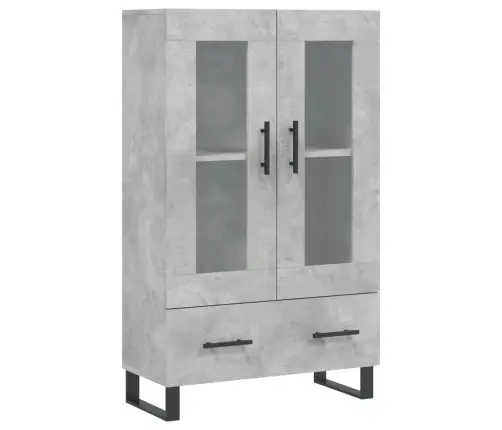 Komoda, Betono Pilkos Spalvos, 69,5X31X115cm Apdirbta Mediena Komoda, Betono Pilkos Spalvos, 69,5X31X115cm Apdirbta Mediena