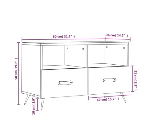 Tv Skapītis, Betona Pelēks, 80X36X50 Cm, Inženierijas Koks Vidaxl Tv Skapītis, Betona Pelēks, 80X36X50 Cm, Inženierijas Koks Vidaxl