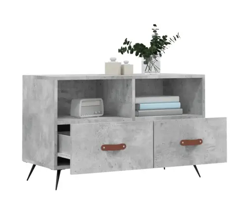 Tv Skapītis, Betona Pelēks, 80X36X50 Cm, Inženierijas Koks Vidaxl Tv Skapītis, Betona Pelēks, 80X36X50 Cm, Inženierijas Koks Vidaxl