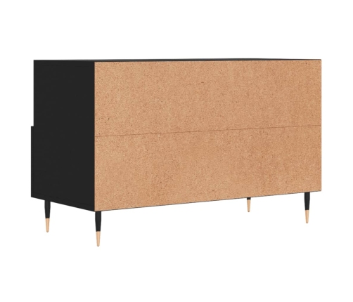 Tv Skapītis, Melns, 80X36X50 Cm, Inženierijas Koks Vidaxl