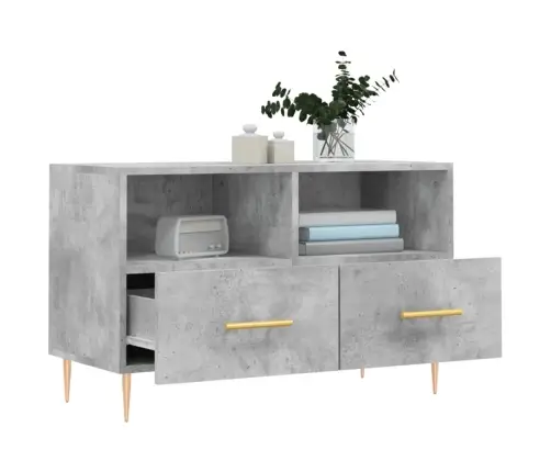 Tv Skapītis, Betona Pelēks, 80X36X50 Cm, Inženierijas Koks Vidaxl Tv Skapītis, Betona Pelēks, 80X36X50 Cm, Inženierijas Koks Vidaxl