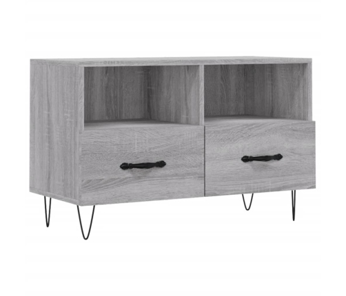 Tv Skapītis, Pelēka Ozolkoka, 80X36X50 Cm, Inženierijas Koks Vidaxl