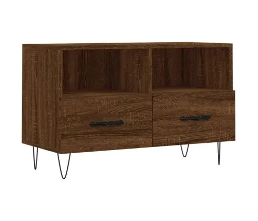 Tv Skapītis, Ozolkoka Krāsa, 80X36X50 Cm, Inženierijas Koks Vidaxl