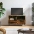 Tv Skapītis, Ozolkoka Krāsa, 80X36X50 Cm, Inženierijas Koks Vidaxl