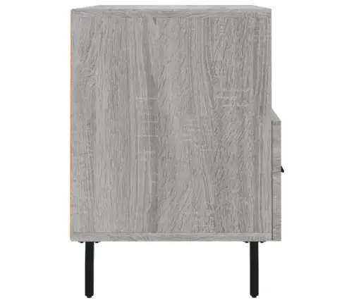 Tv Skapītis, Pelēka Ozolkoka, 80X36X50 Cm, Inženierijas Koks Vidaxl