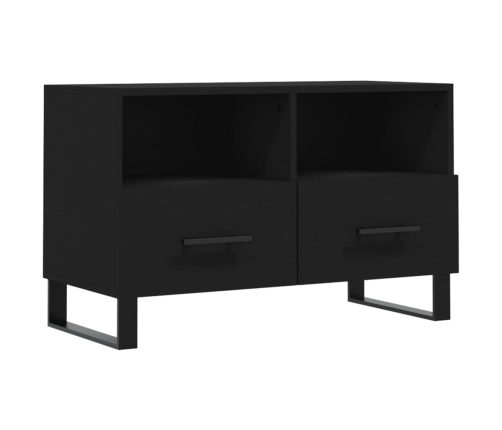 Tv Skapītis, Melns, 80X36X50 Cm, Inženierijas Koks Vidaxl