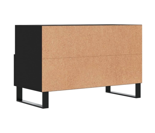 Tv Skapītis, Melns, 80X36X50 Cm, Inženierijas Koks Vidaxl